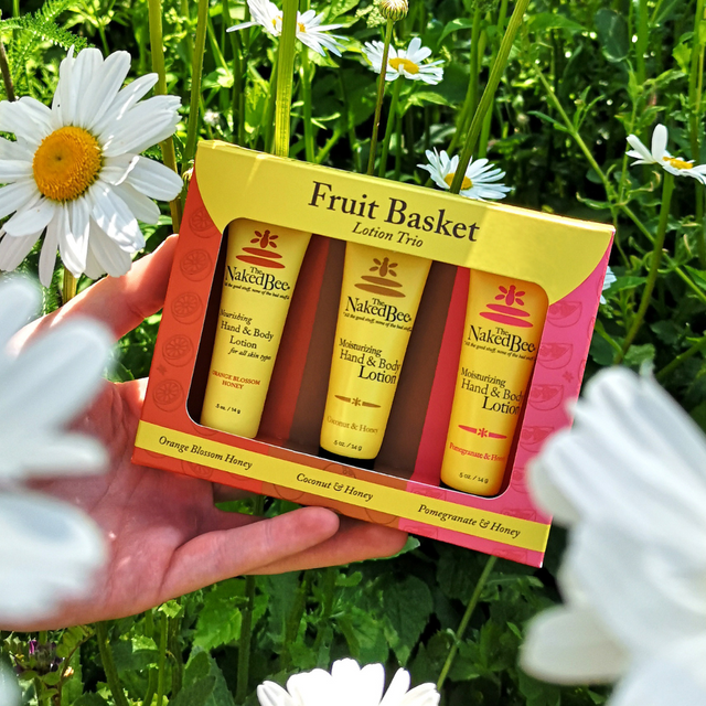 The Naked Bee Hand & Body Lotion Fruit Basket Trio