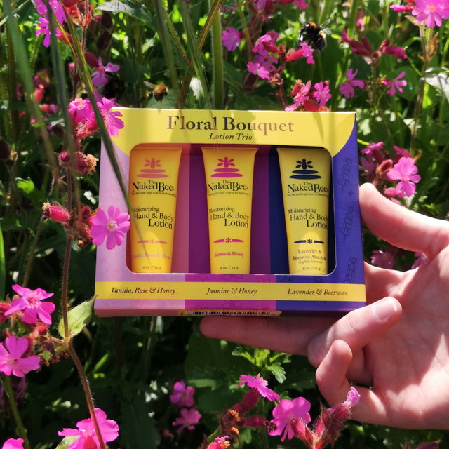 The Naked Bee Hand & Body Lotion Floral Bouquet Trio