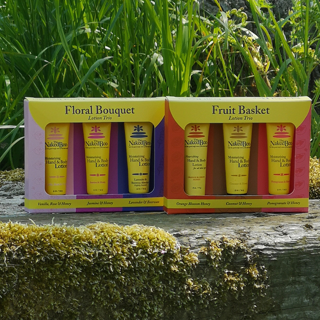 The Naked Bee Hand & Body Lotion Fruit Basket Trio