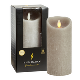 Luminara Indoor 3.0" x 7.0" Vintage Grey Candle