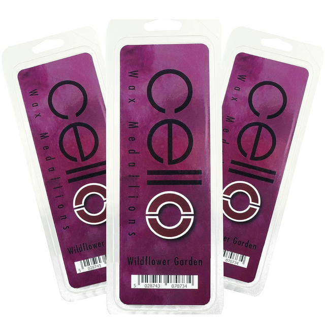 Cello Wax Medallions - Wildflower Garden