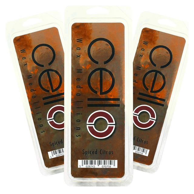 Cello Wax Medallions - Spiced Citrus