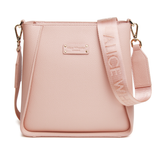 Alice Wheeler Kensington Crossbody Bag in Pink with adjustable branded strap