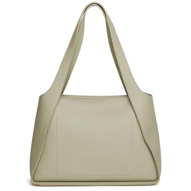 Pistachio Alice Wheeler women’s mini tote bag with structured Kensington panel detailing