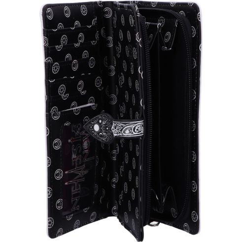 Nemesis Spirit Board Embossed Purse - White