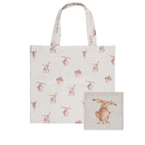 Wrendale Designs Hare-Brained Foldable Shopping Bag - Hare