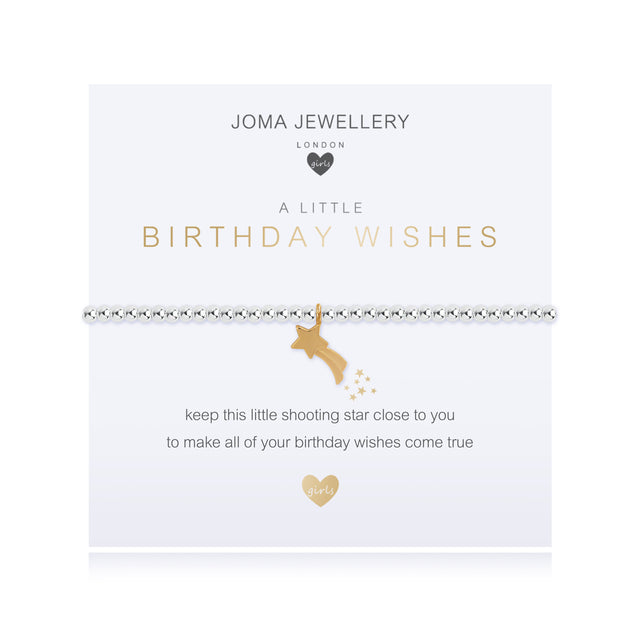 Joma Jewellery Bracelet - Children's A Little 'Birthday Wishes' Bracelet
