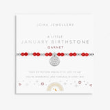 Joma Jewellery Bracelet - Children's A Little 'January' Birthstone