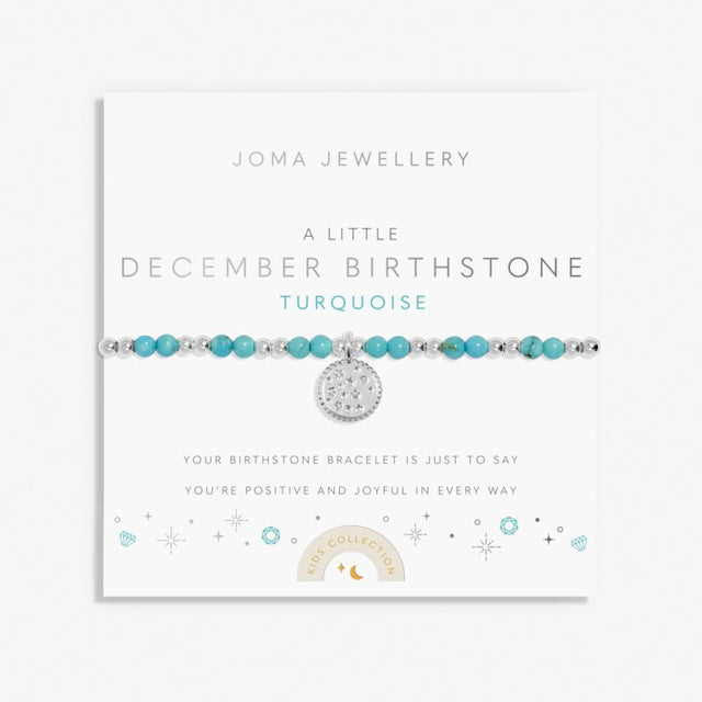 Joma Jewellery Bracelet - Children's A Little 'December' Birthstone