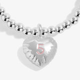 Joma Jewellery A Little Children's Confetti Bracelet - 5th Birthday