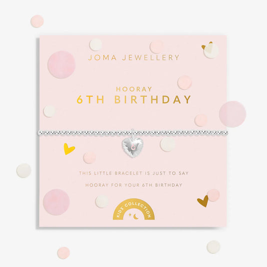 Joma Jewellery A Little Children's Confetti Bracelet - 6th Birthday
