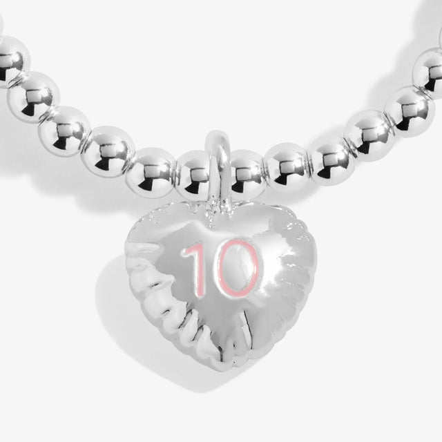 Joma Jewellery A Little Children's Confetti Bracelet - 10th Birthday
