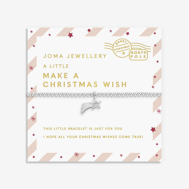Joma Jewellery Kids' Bracelet - Make A Christmas Wish Love From Santa - A Little