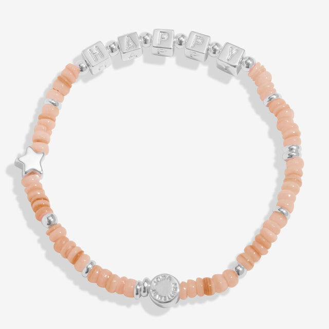 Joma Jewellery Kids' Bracelet - Happy Christmas (Letters) - A Little
