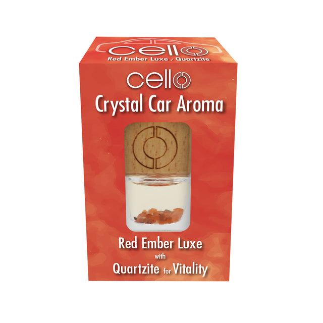 Stylish car accessory with Red Ember fragrance and crystal detail
