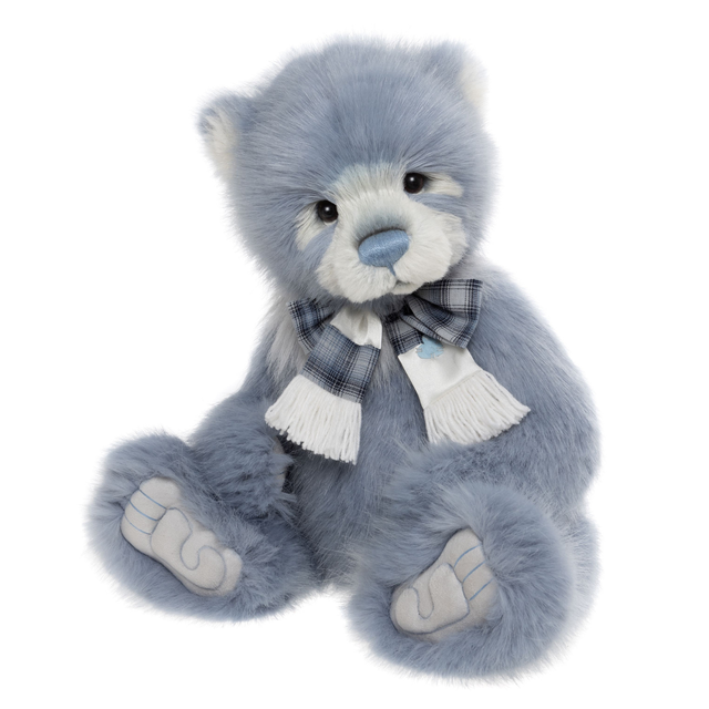 Charlie Bear Rowan Plumo 2026 limited edition collectible teddy bear with scarf