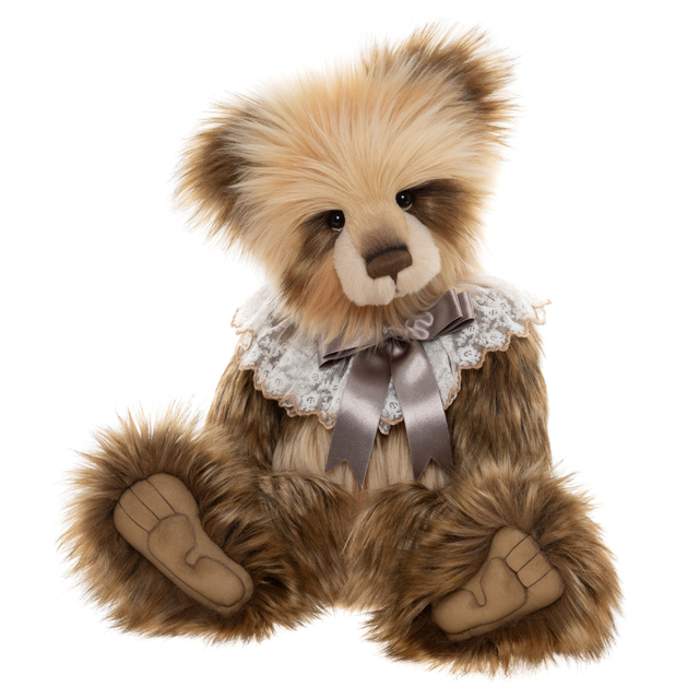Limited edition Charlie Bear Charlie Year Bear 2026 with bow and collar