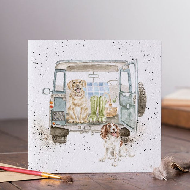 Wrendale Designs Paws For A Picnic Card