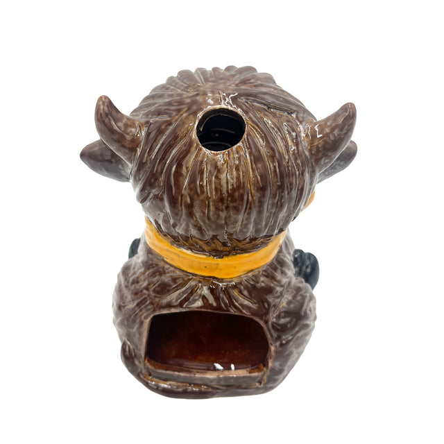 Cute cow tealight holder bedroom decor soft lighting accessory