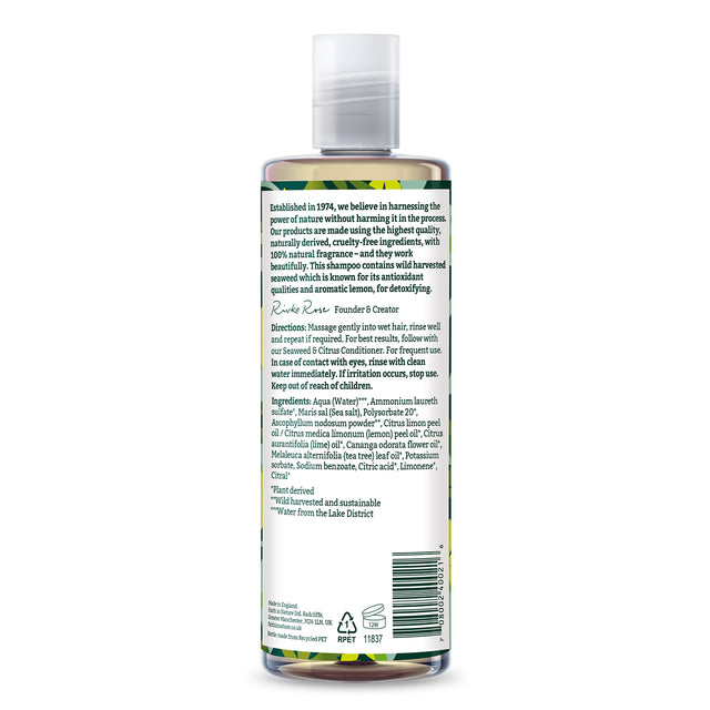 Detoxifying shampoo designed for greasy hair and scalp
