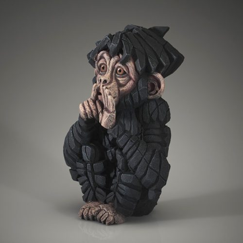 Edge Sculpture - Baby Chimpanzee "Speak no Evil"