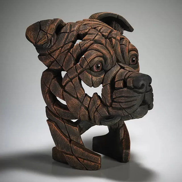 Edge Sculpture - Staffordshire Bull Terrier Bust