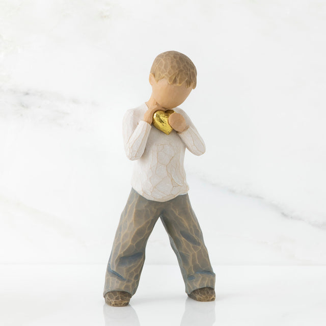 Willow Tree Figurines - Heart Of Gold Boy