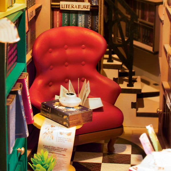ROBOTIME Bookstore Book Nook DIY Model Kit