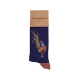Wrendale Designs Pheasant Men's Sock - Ready For My Close Up
