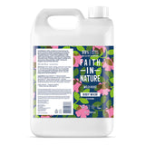 Faith In Nature Wild Rose Body Wash Refill 5L with organic rosehip seed oil
