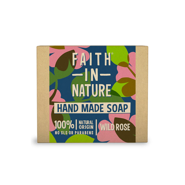 Faith In Nature Wild Rose Soap Bar 100g