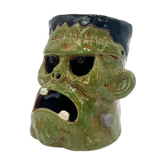 Frankenstein style candle holder home decor halloween ornament