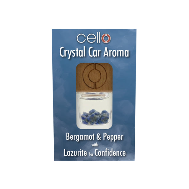 Fresh citrus car air freshener by Cello with bergamot fragrance