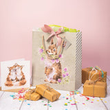Wrendale Designs Head Clover Heels Large Gift Bag - Rabbit