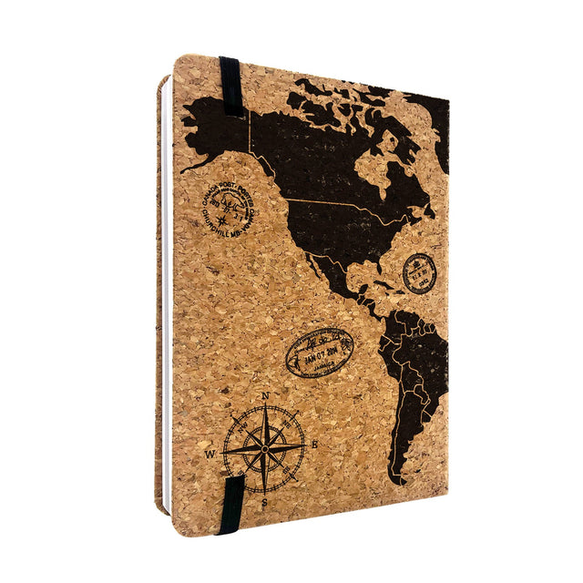 Eco cork cover travel journal notebook by Gleneagles