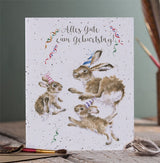Wrendale Designs Hoppy Birthday Card
