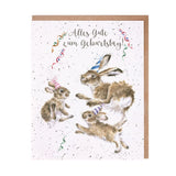 Wrendale Designs Hoppy Birthday Card