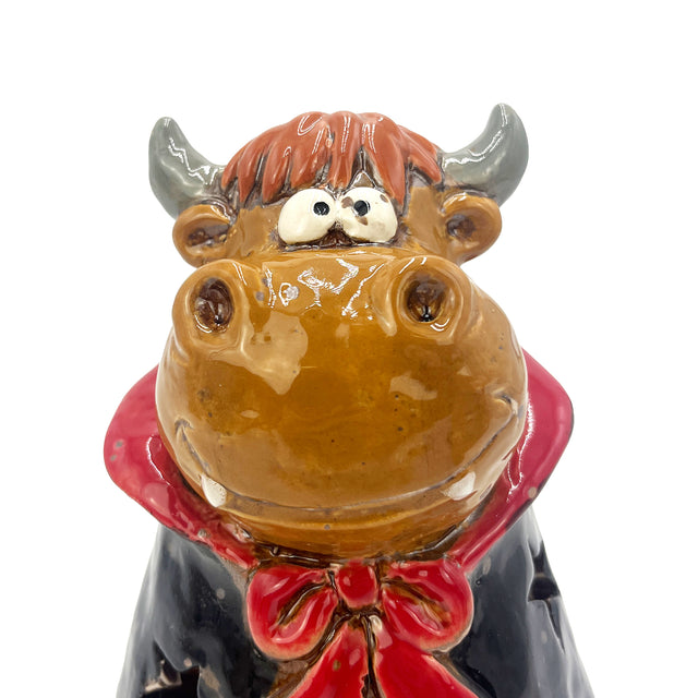 Gothic cow lantern tealight holder room decor ambient lighting