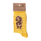 Wrendale Designs Dog Sock Little One - MUSTARD