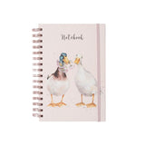 Wrendale Designs A5 Duck Notebook Not a Daisy Goes By (Pink)