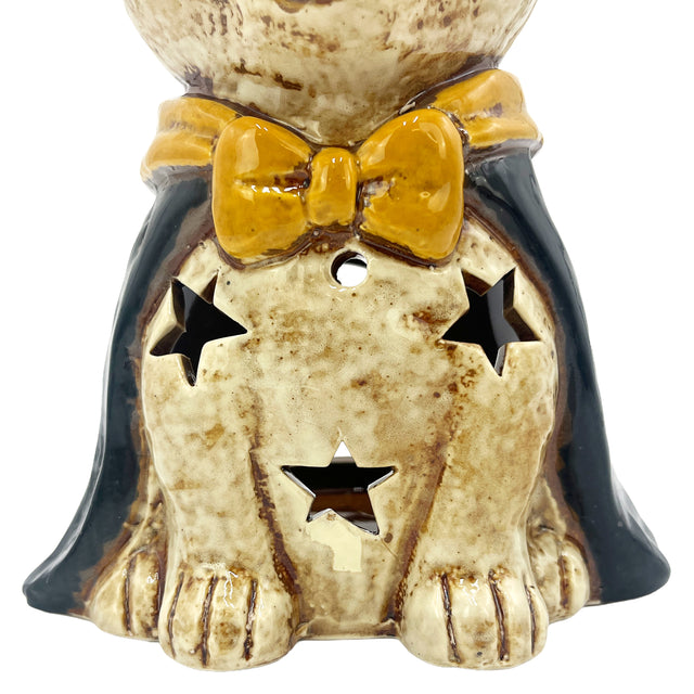 Horror dog figure candle holder living room decor statement piece