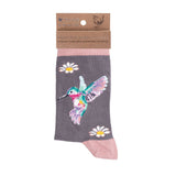 Wrendale Designs Bird Sock - Wisteria Wishes