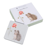 Wrendale Designs Hedgehog Mirror - Busy as a Bee