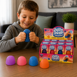 Jelly Drop squishy gel fidget toy in assorted colours for stress relief, sensory play and improved focus