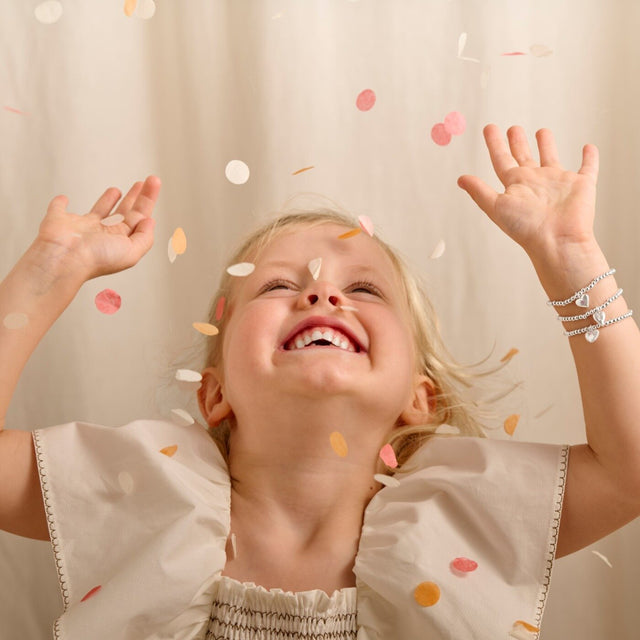Joma Jewellery A Little Children's Confetti Bracelet - Just for You Birthday Girl