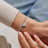 Joma Jewellery Confetti A Little 16th Birthday bracelet worn on wrist