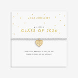 Joma Jewellery A Little Class of 2026 bracelet on sentiment card