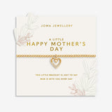 Joma Jewellery A Little Happy Mother’s Day gold plated bracelet on floral card