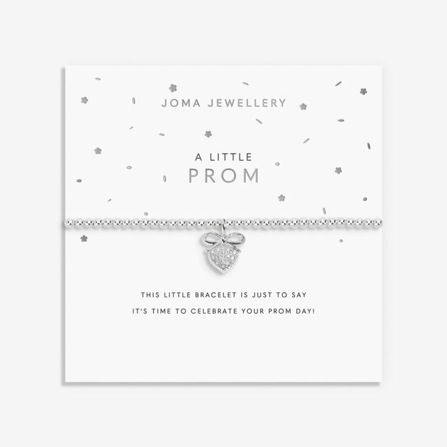 Jewellery A Little Prom silver-plated bracelet on sentiment card