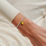 Joma Jewellery A Little Vibes The Zest Is Yet To Come silver-plated bracelet worn on the wrist
